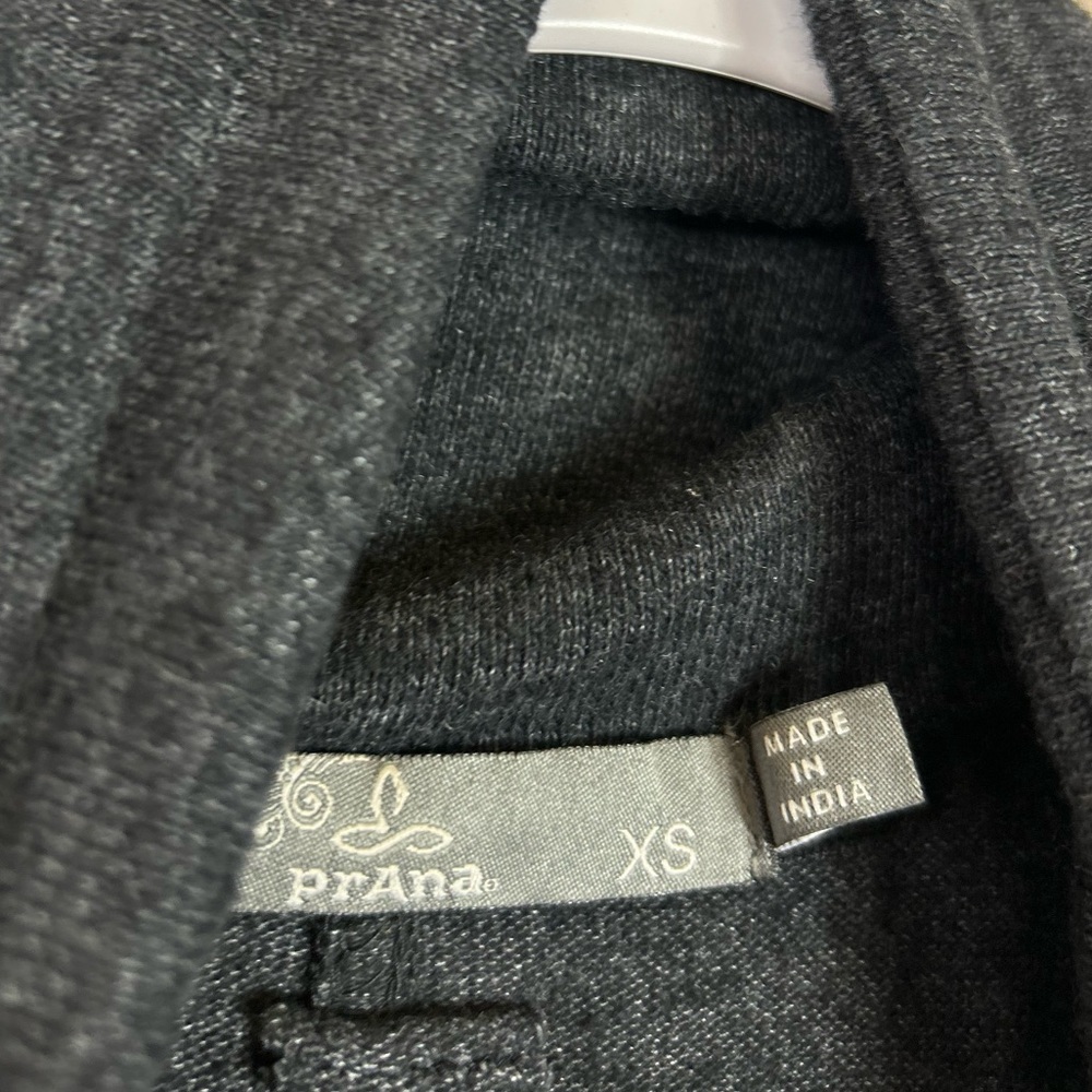 Prana merino blend sweatshirt dress charcoal grey size xs - Picture 13 of 15